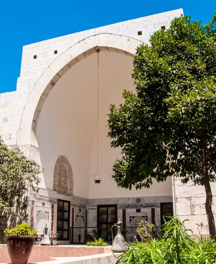 Al-Bimaristan al-Nuri, 12th-century hospital in Damascus, Syria, built by Nur al-Din.
