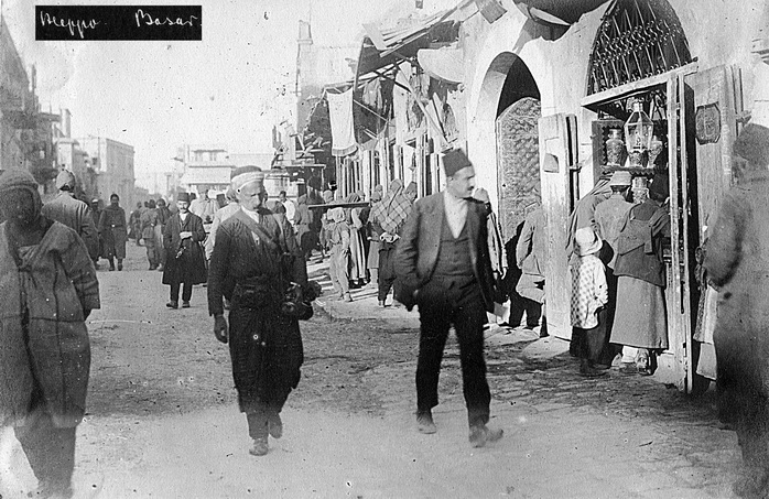 Al-Madina Souq, Aleppo, historic covered market with Mamluk and Ottoman architecture in Syria